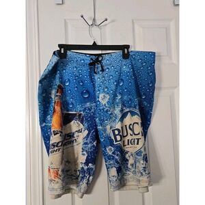 Busch Lite Mens Swim Trunks Size XL runs bigger more like XXL